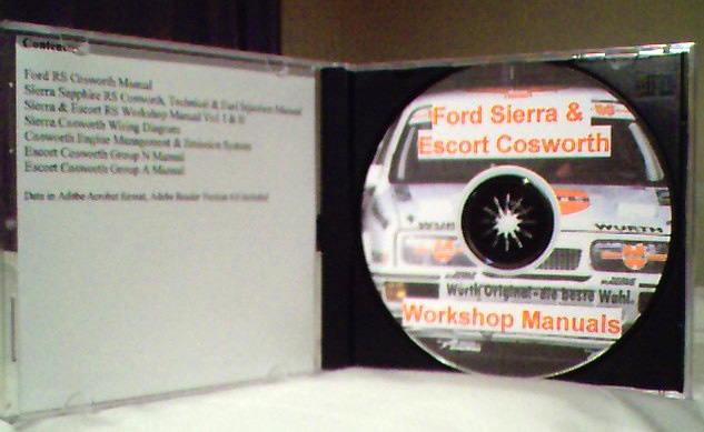 Ford Sierra & Escort Cosworth Manuals 