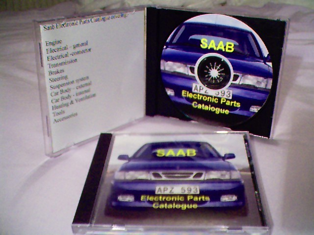 Saab Electronic Parts Catalogue (EPC) on CD
